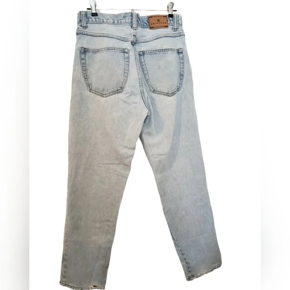 💪VINTAGE BRITCHES GREAT OUTDOORS BLUE JEANS MEN'S SIZE 31 x 31 FADED DISTRESSED - Picture 2 of 12